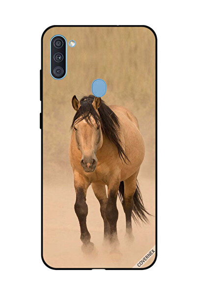 Covernex غطاء حماية لهاتف سامسونج جالاكسي A11 - سباق الخيل البني