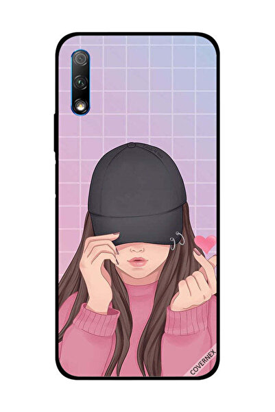 Covernex غطاء حماية لهاتف Honor 9X Snap Love Black Cap Girl