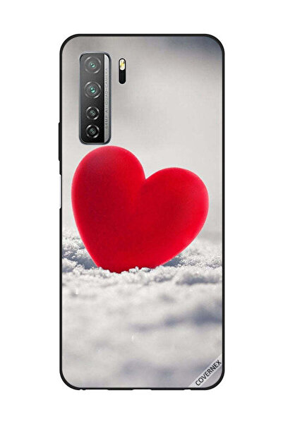 Covernex غطاء حماية لهاتف هواوي نوفا 7SE/P40 لايت 5G - قلب أحمر جميل