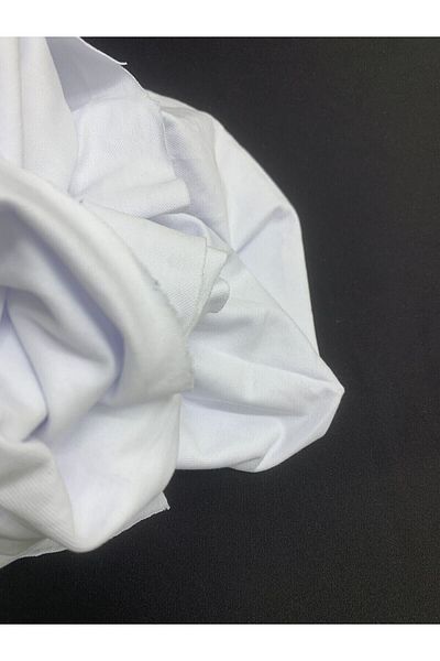 Yiğit Kumaş White Flexible Lacoste Fabric, Track 100X200 cm