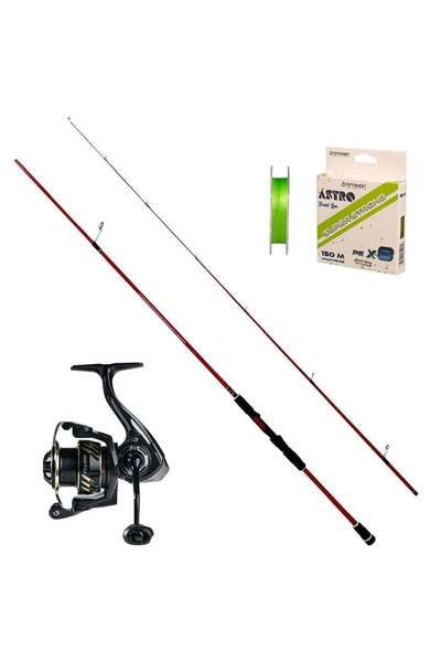 Okuma Fujin Sniper 2000 - Okuma Red Spin 212cm 1-12gr LRF Olta Seti