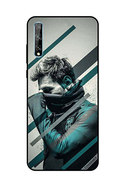 Covernex غطاء حماية لهاتف هواوي Y8P/P Smart S ميسي يخفي وجهه
