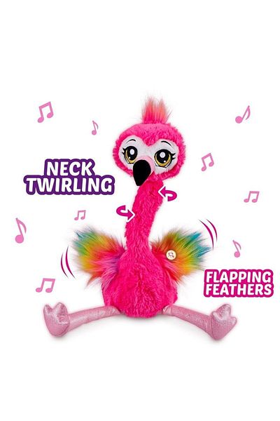Zuru Interactive plush toy, Pets Alive, Flamingo Frankie