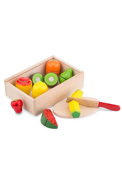 New Classic Toys Wooden Fruit Toy Set, New Classic Toys