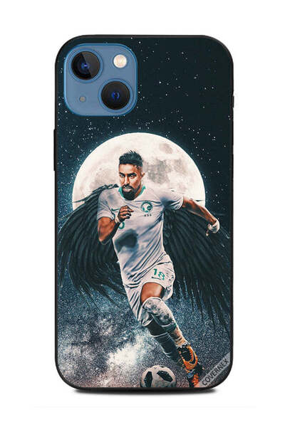 Covernex غطاء حماية لهاتف آبل آيفون 13 - سالم الدوسري يحمل كرة قدم