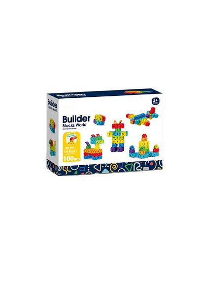 Bufnitel Set de construcție, Bufnitel, Micuțul matematician, 100 piese