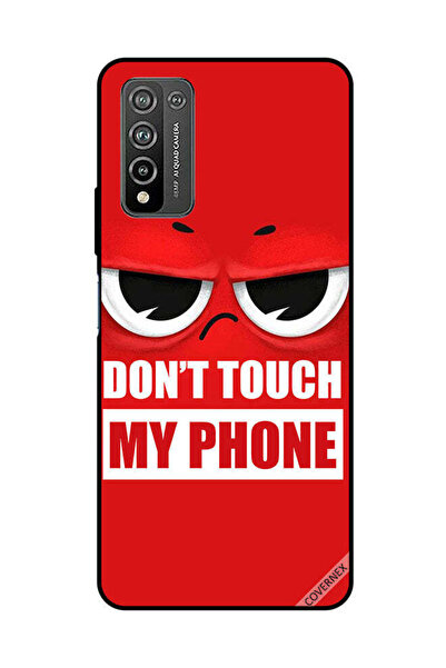 Covernex Protective Case Cover For Honor 10X Lite Don't Touch My Phone Red