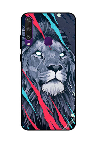 Covernex غطاء حماية لهاتف هواوي Y6P برسومات الأسد الملك