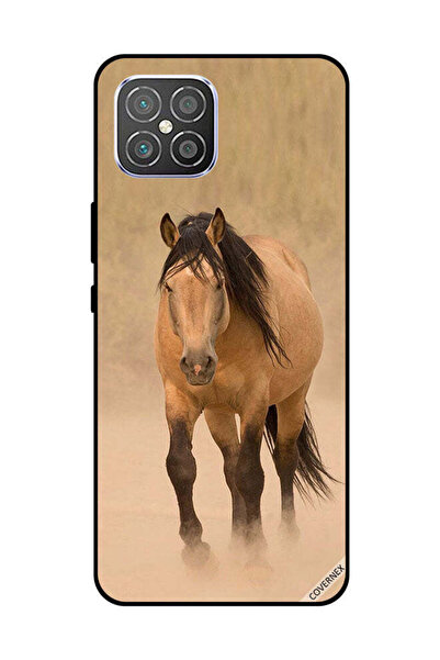 Covernex غطاء حماية لهاتف هواوي نوفا 8 SE - سباق الخيل البني
