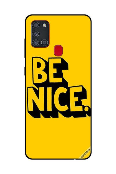 Covernex Protective Case Cover For Samsung Galaxy A21S Be Nice Yellow