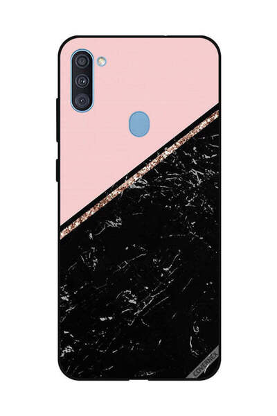 Covernex Protective Case Cover For Samsung Galaxy A11 Black Marble & Golden S...