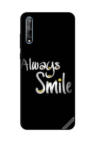 Covernex غطاء حماية لهاتف هواوي Y8P/P Smart S - ابتسم دائمًا