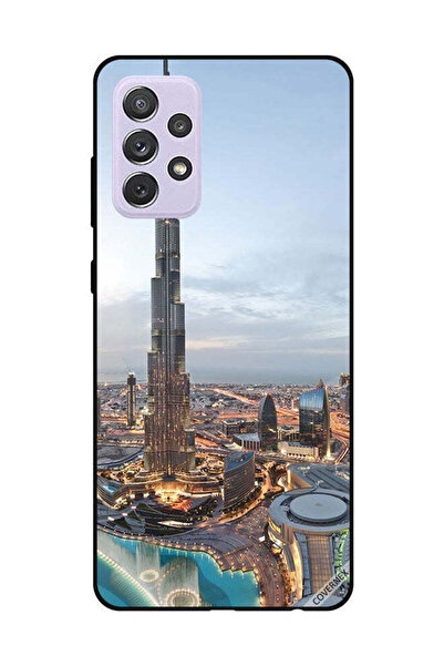 Covernex غطاء حماية لهاتف سامسونج جالاكسي A72 منظر جميل لوسط مدينة دبي