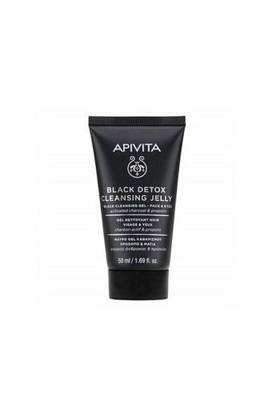 Apivita Cleansing gel, Apivita Black Detox, 50ml