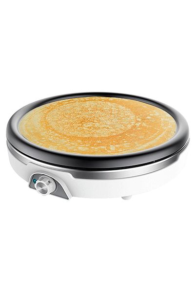 Perre Pancake Maker, Cecotec Crepestone XL Stainless Steel, White, 1350 W
