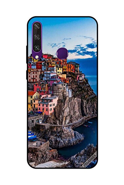 Covernex غطاء حماية لهاتف هواوي Y6P - منازل ملونة على البحر