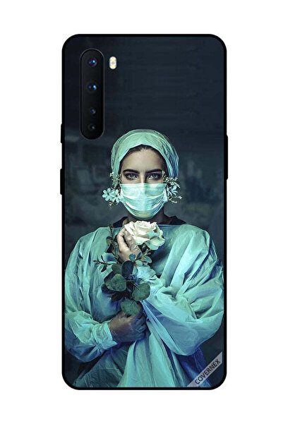 Covernex غطاء حماية لهاتف OnePlus Nord ممرضة تحمل زهرة