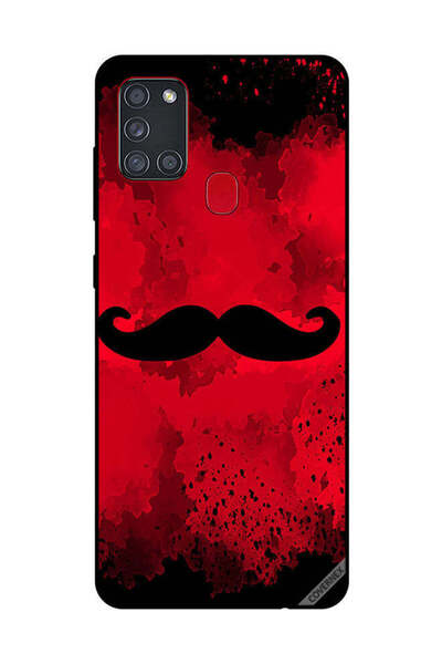 Covernex غطاء حماية لهاتف سامسونج جالاكسي A21S - أحمر - شارب - Bg