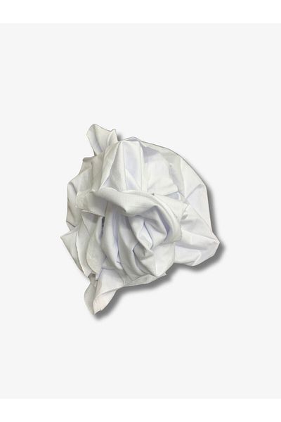 Yiğit Kumaş White Flexible Lacoste Fabric, Track 100X200 cm