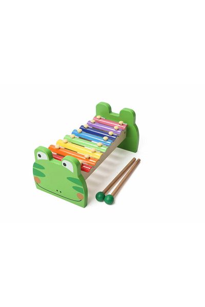 TonBright Wooden xylophone, Topbright, Cheerful Frog, multicolor