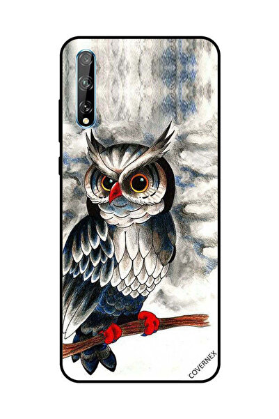 Covernex غطاء حماية لهاتف هواوي Y8P/P Smart S - رسم بومة