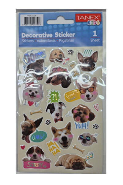 Tanex ملصقات سلسلة كلب Puffy في إنستغرام Tnx-27229
