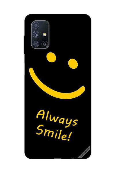 Covernex غطاء حماية لهاتف سامسونج جالاكسي M51 - ابتسامة دائمة - أصفر