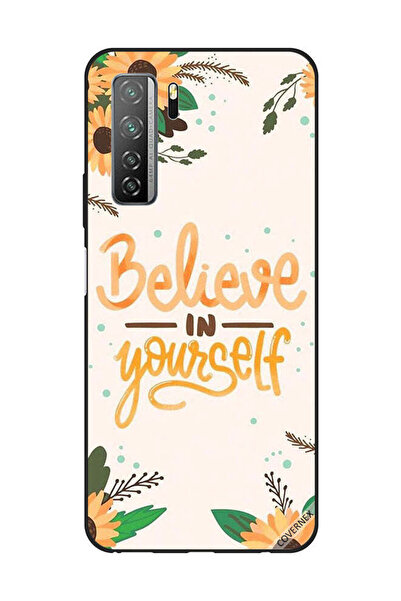 Covernex غطاء حماية لهاتف هواوي نوفا 7SE/P40 لايت 5G - ثق بنفسك - زهور الشمس