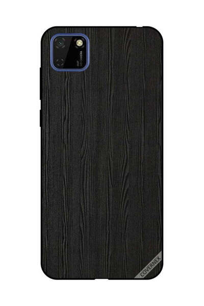 Covernex غطاء حماية لهاتف هواوي Y5P بنمط خشبي أسود