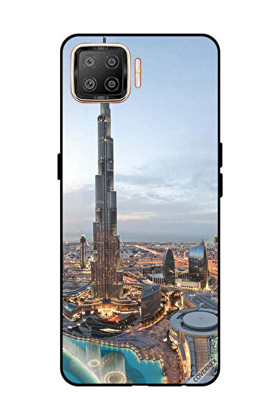 Covernex غطاء حماية لهاتف OPPO F17 منظر جميل لوسط مدينة دبي