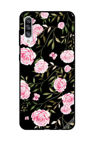 Covernex غطاء حماية لهاتف سامسونج جالاكسي A30s، ورود وردية في باقات من الأورا...