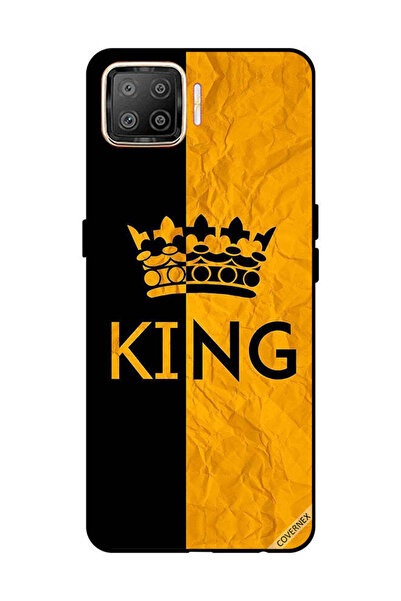 Covernex غطاء حماية لهاتف OPPO F17 كينج أسود وأصفر