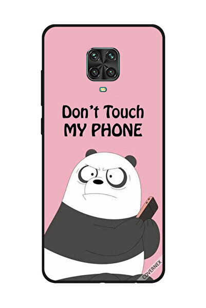 Covernex غطاء حماية لهاتف شاومي ريدمي نوت 9S/9 برو - لا تلمس هاتفي باندا