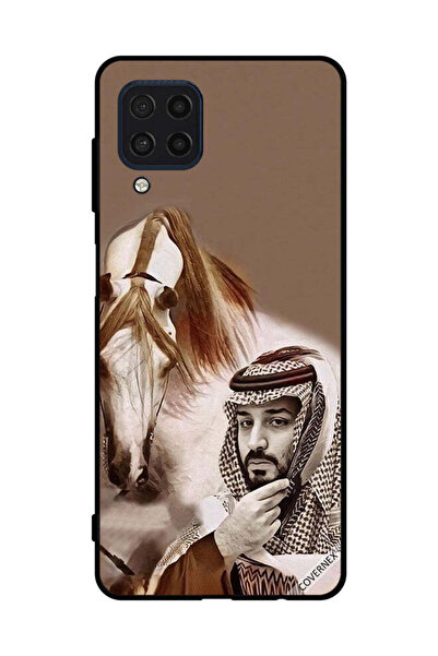 Covernex غطاء حماية لهاتف سامسونج جالاكسي F22 4G محمد بن سلمان أمام حصان