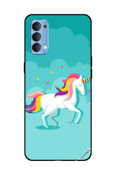 Covernex Protective Case Cover For OPPO Reno 4 4G Unicorn Walking