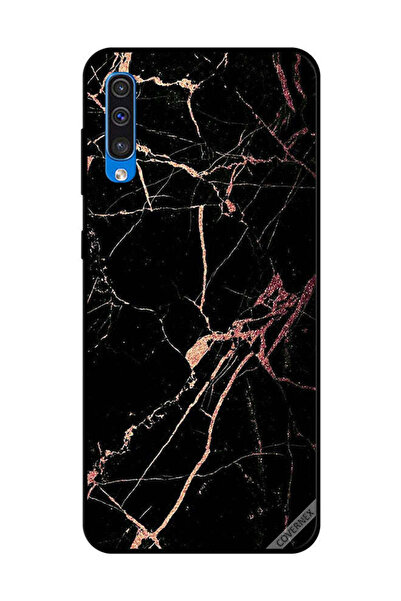 Covernex غطاء حماية لهاتف سامسونج جالاكسي A50 بنمط رخامي أسود