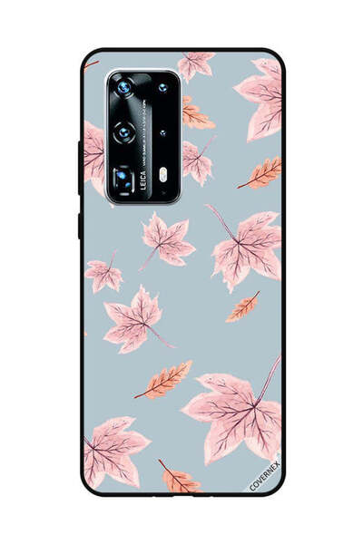 Covernex غطاء حماية لهاتف هواوي بي 40 برو بلس بطبعة أوراق الخريف