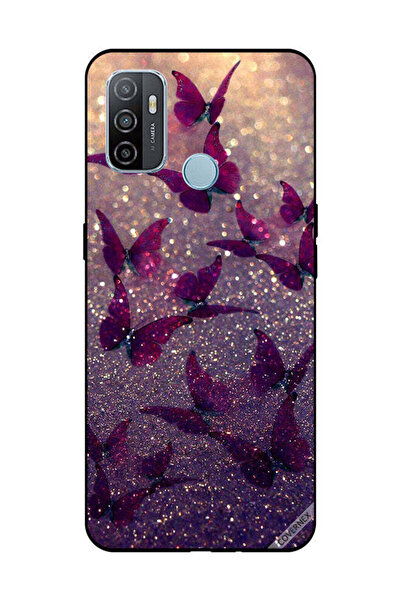 Covernex غطاء حماية لهاتف OPPO A53/A53S بنقشة فراشات لامعة