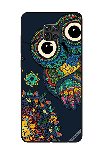 Covernex غطاء حماية لهاتف شاومي ريدمي نوت 9S/9 برو - بومة زهرية