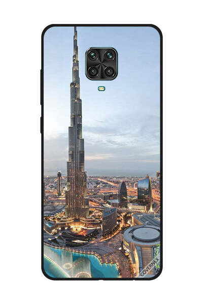 Covernex غطاء حماية لهاتف شاومي ريدمي نوت 9S/9 برو، منظر جميل لوسط مدينة دبي