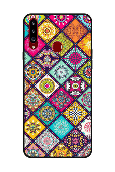 Covernex غطاء حماية لهاتف سامسونج جالاكسي A20s بنقشة زهور متعددة الأشكال