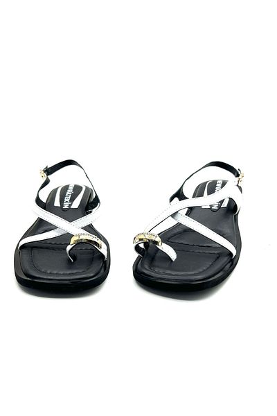 NEWGÜLTEKİN Genuine Leather Poly Sole Very Stylish Summer Slippers