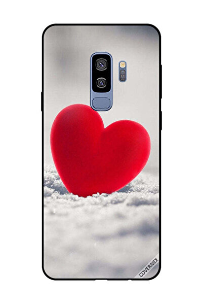 Covernex غطاء حماية لهاتف سامسونج جالاكسي S9 بلس بتصميم قلب أحمر جميل