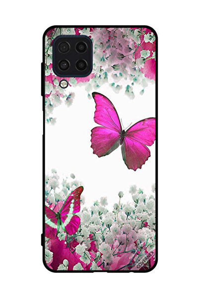 Covernex Protective Case Cover For Samsung Galaxy M32 4G Dark Pink Butterfly ...