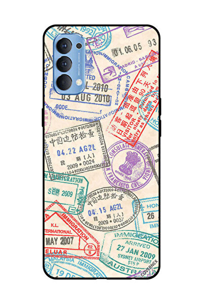 Covernex غطاء حماية لهاتف OPPO Reno 4 4G طوابع السفر