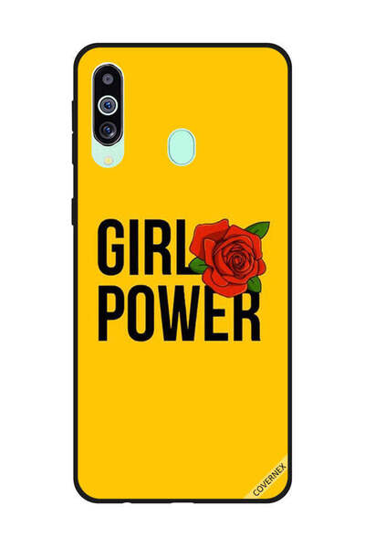 Covernex غطاء حماية لهاتف سامسونج جالاكسي M40/A60 - لون أصفر باور جيرل