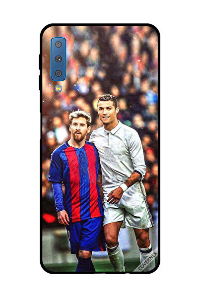 Covernex غطاء حماية لهاتف سامسونج جالاكسي A7 2018 ميسي ورونالدو