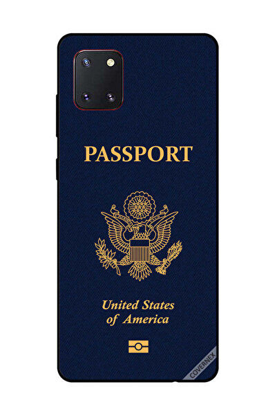 Covernex غطاء حماية لهاتف سامسونج جالكسي نوت 10 لايت - جواز سفر أمريكي