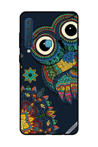 Covernex غطاء حماية لهاتف سامسونج جالاكسي A9 2018 بطبعة بومة زهرية