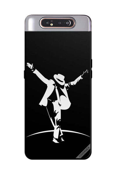 Covernex غطاء حماية لهاتف سامسونج جالاكسي A80 أكشن أسود وأبيض